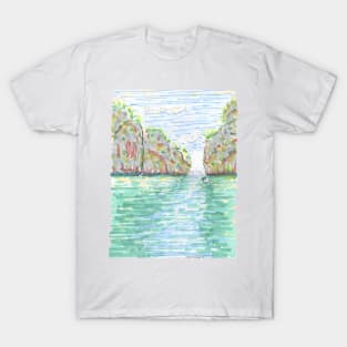 Thailand colorful Phuket waterscape T-Shirt